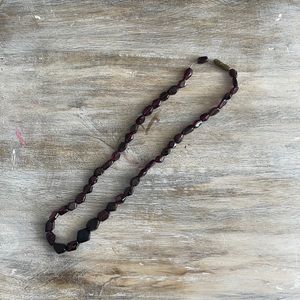 Women jewelry necklace choker natural garnet